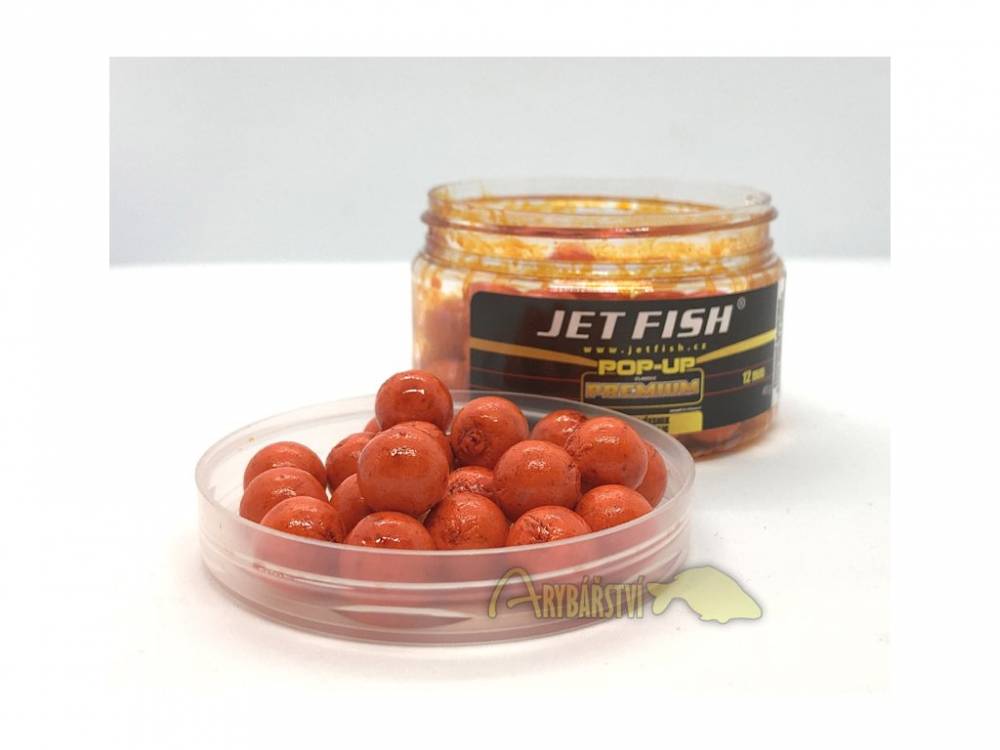 JET FISH Premium Boilie Clasicc Pop-Up chilli cesnek 12 mm