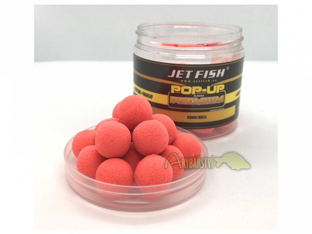 JET FISH Premium Boilie Clasicc Pop-Up squid krill 16 mm