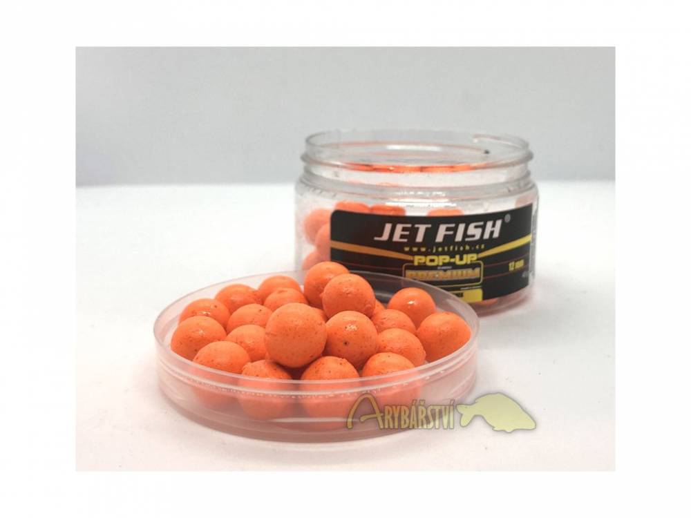 JET FISH Premium Boilie Clasicc Pop-Up svestka cesnek 12 mm