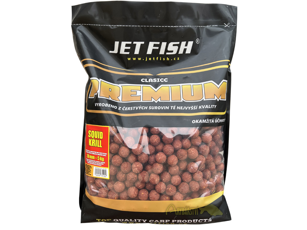 Obrázek k výrobku 71603 - JET FISH Premium Clasicc Boilie 20 mm 5 kg