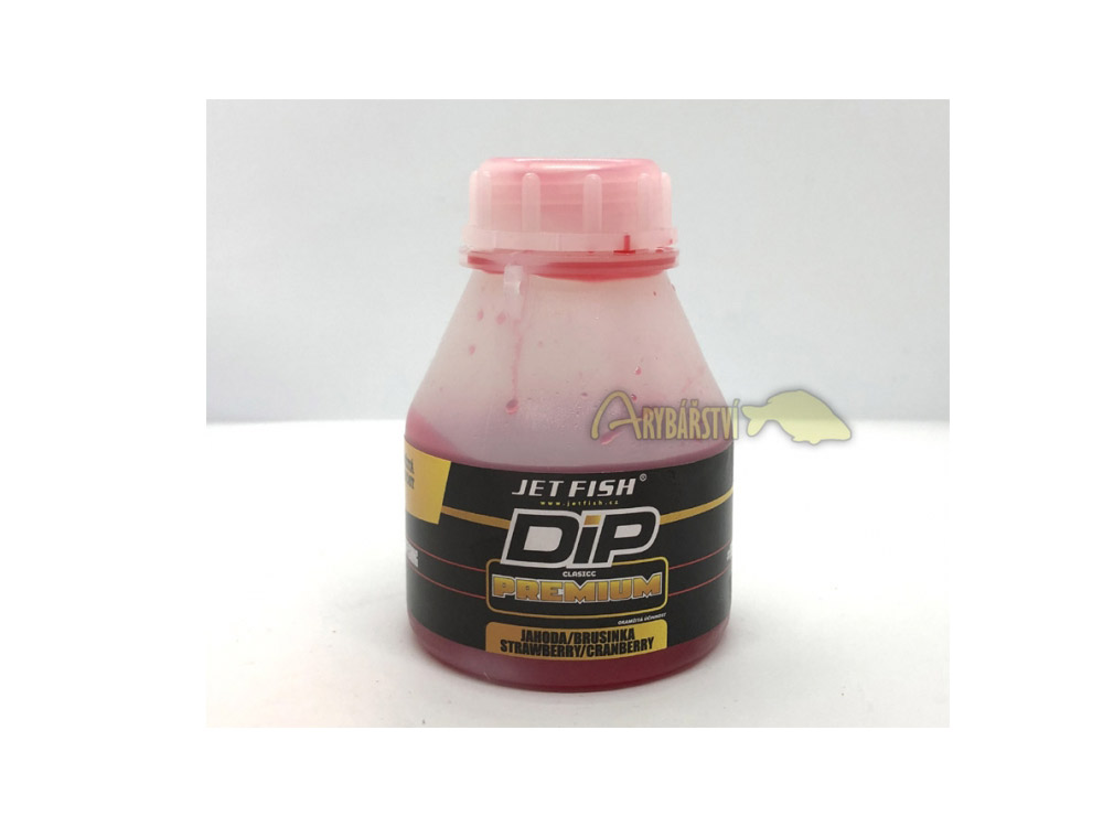 Obrázek k výrobku 66387 - JET FISH Premium Clasicc DIP 175 ml - Příchuť: jahoda / brusinka