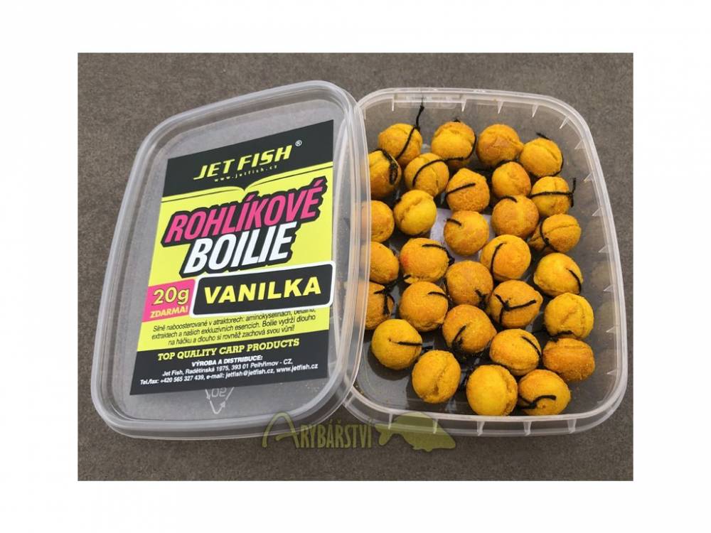 Obrázek k výrobku 54917 - JET FISH Rohlíkové Boilies 30 g 15 mm