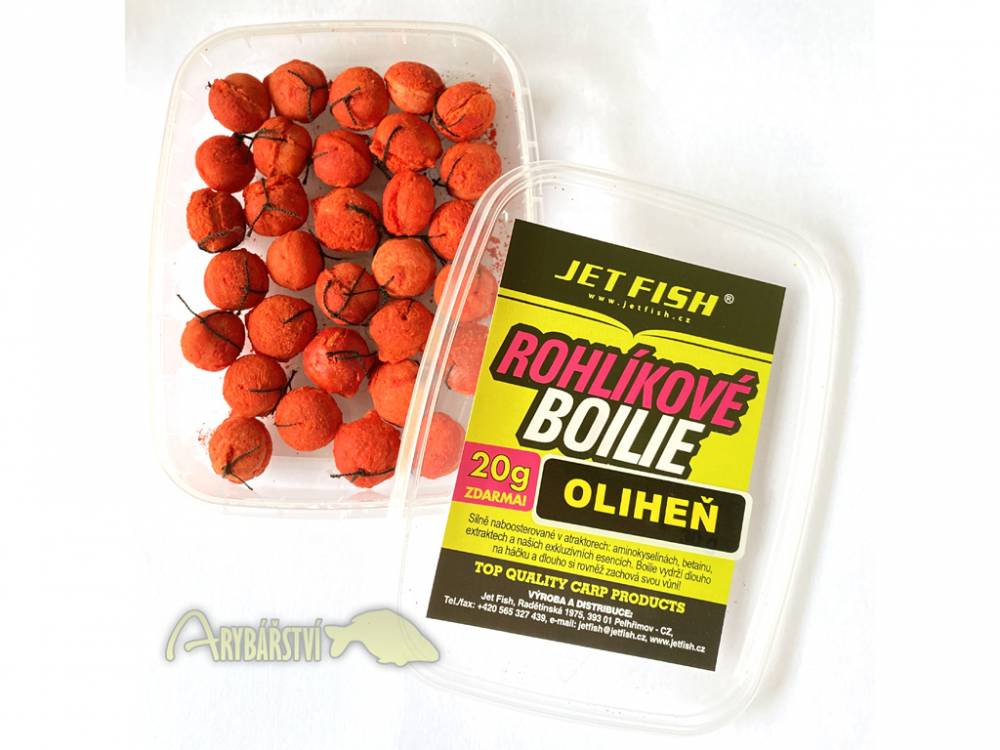 Obrázek k výrobku 54917 - JET FISH Rohlíkové Boilies 30 g 15 mm