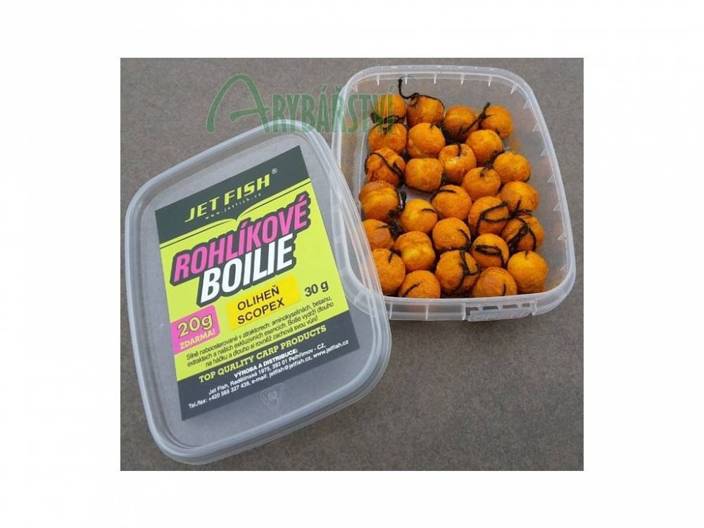 Obrázek k výrobku 54917 - JET FISH Rohlíkové Boilies 30 g 15 mm