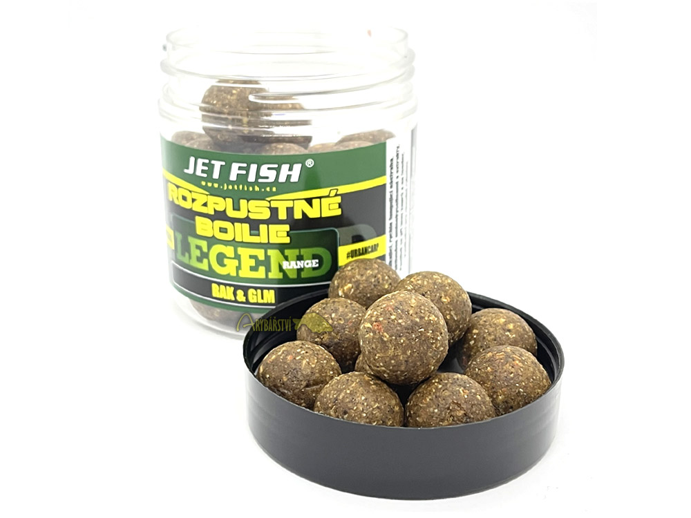 Obrázek k výrobku 70581 - JET FISH Rozpustné boilie Legend Range 20 mm 250 ml - Příchuť: rak GLM