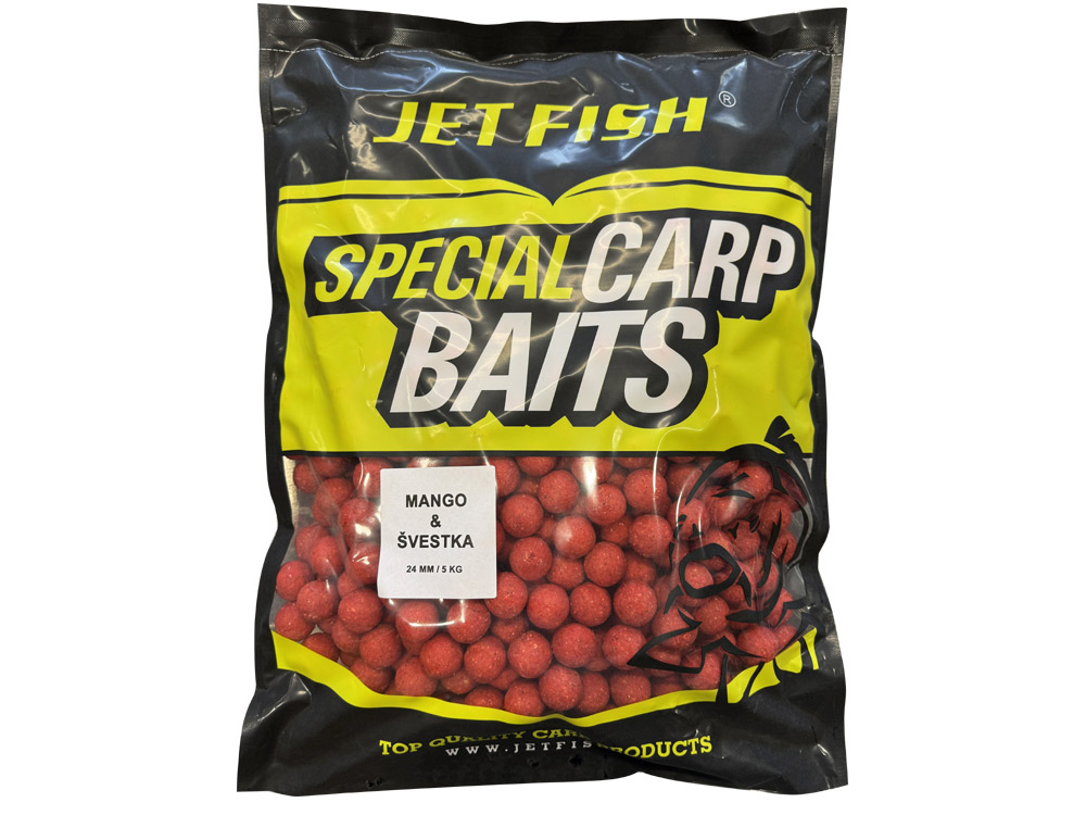 Obrázek k výrobku 74173 - JET FISH Special Carp Boilie Mango Švestka 24mm 5kg
