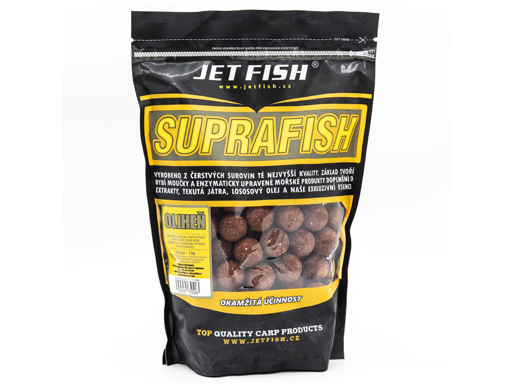 Obrázek k výrobku 72596 - JET FISH Supra Fish Boilie 1 kg 24 mm