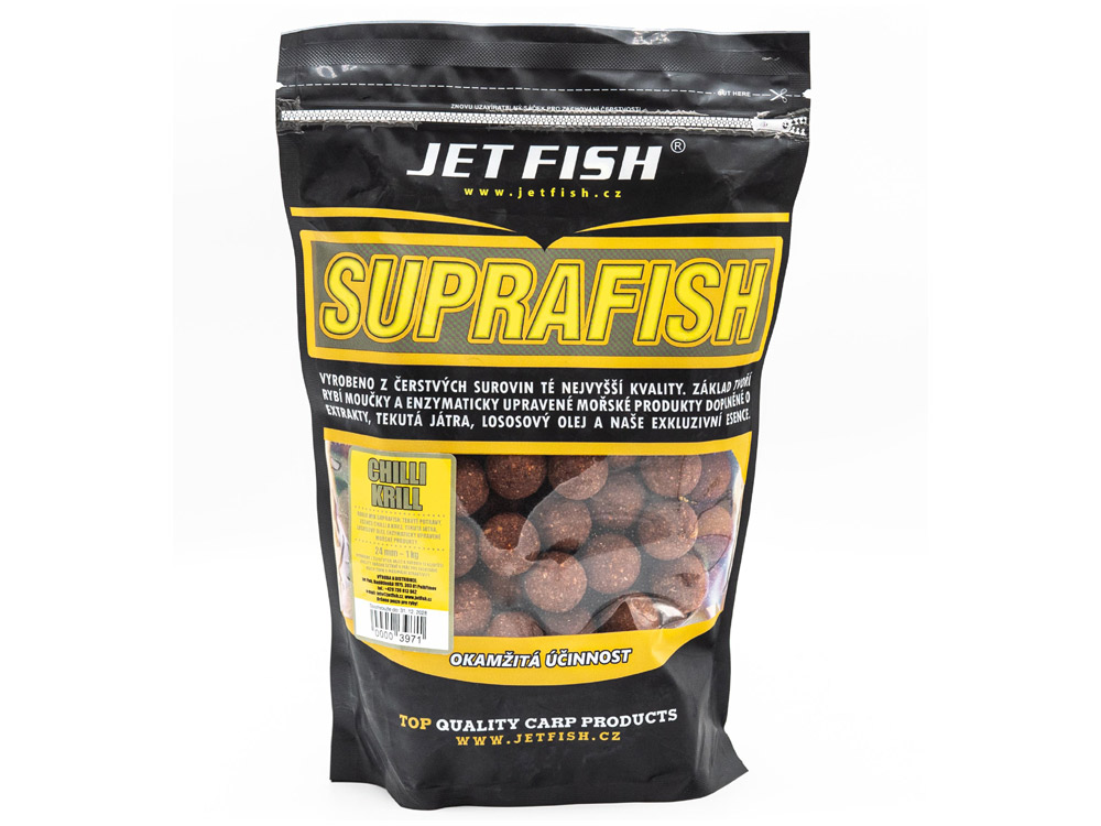 Obrázek k výrobku 72596 - JET FISH Supra Fish Boilie 1 kg 24 mm