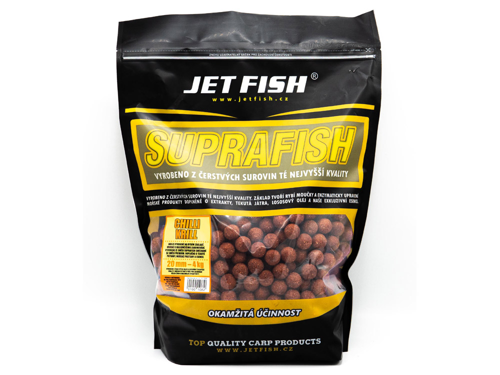 Obrázek k výrobku 72607 - JET FISH Supra Fish Boilie 4 kg 20 mm