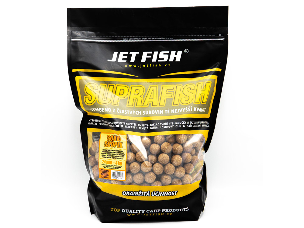 Obrázek k výrobku 72612 - JET FISH Supra Fish Boilie 4 kg 24 mm