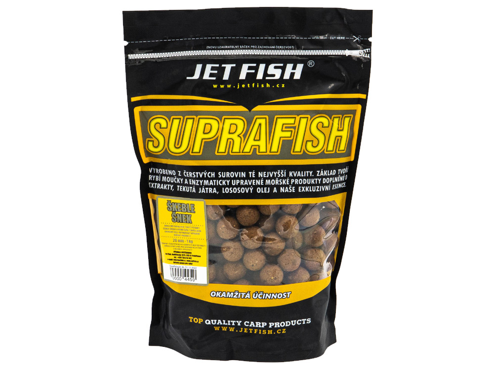 Obrázek k výrobku 54965 - JET FISH Supra Fish Boilie ŠKEBLE ŠNEK 1 kg