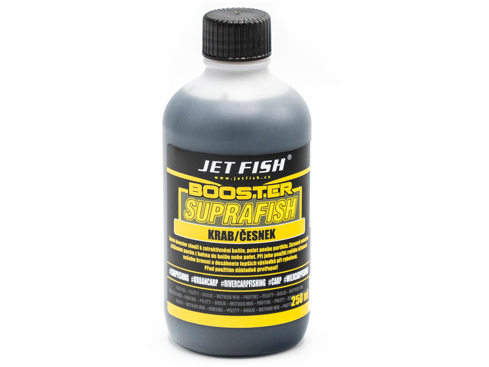 Obrázek k výrobku 72602 - JET FISH Supra Fish Booster 250 ml - Příchuť: Krab Česnek