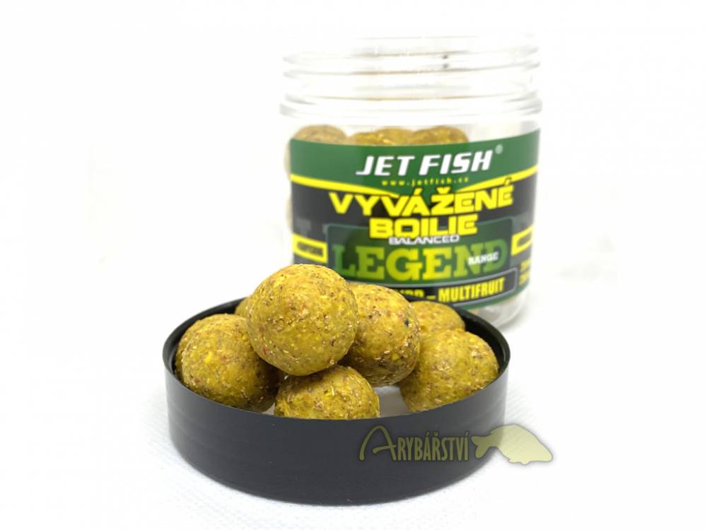 Obrázek k výrobku 54993 - JET FISH Vyvážené Boilies Legend Range 20 mm 250 ml