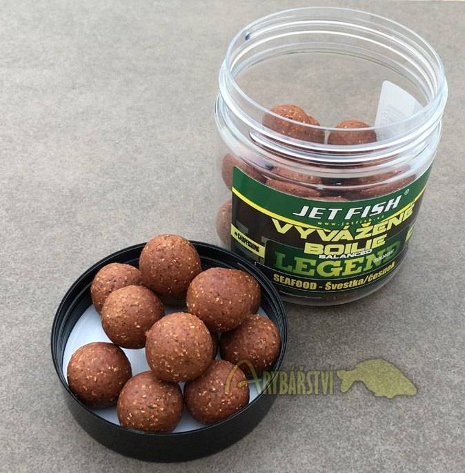 Obrázek k výrobku 54993 - JET FISH Vyvážené Boilies Legend Range 20 mm 250 ml