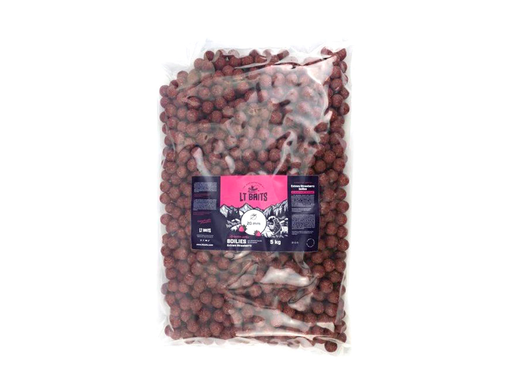 Obrázek k výrobku 74027 - LT BAITS Boilies Extreme Strawberry 5kg - 20mm