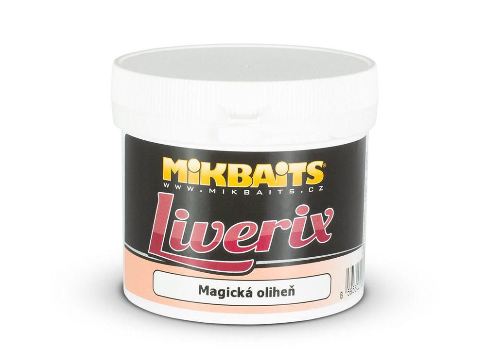 Obrázek k výrobku 72193 - MIKBAITS Boilies těsto LiveriX 200 g - Příchuť: magická oliheň