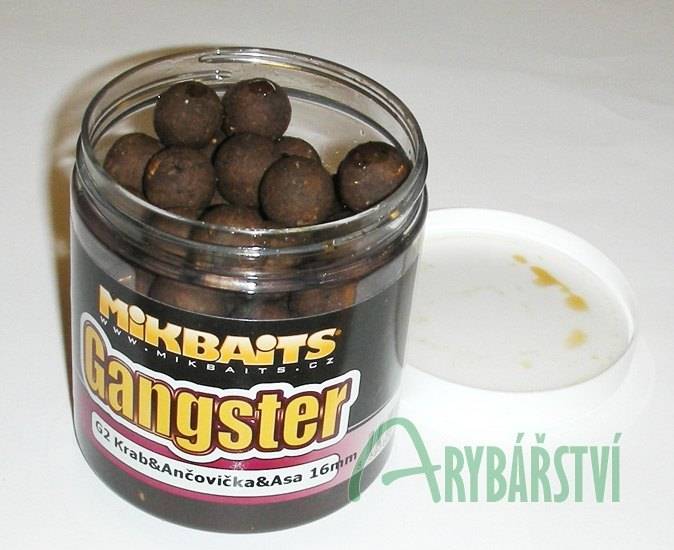 Obrázek k výrobku 55791 - MIKBAITS Gangster boilies v dipu 250 ml