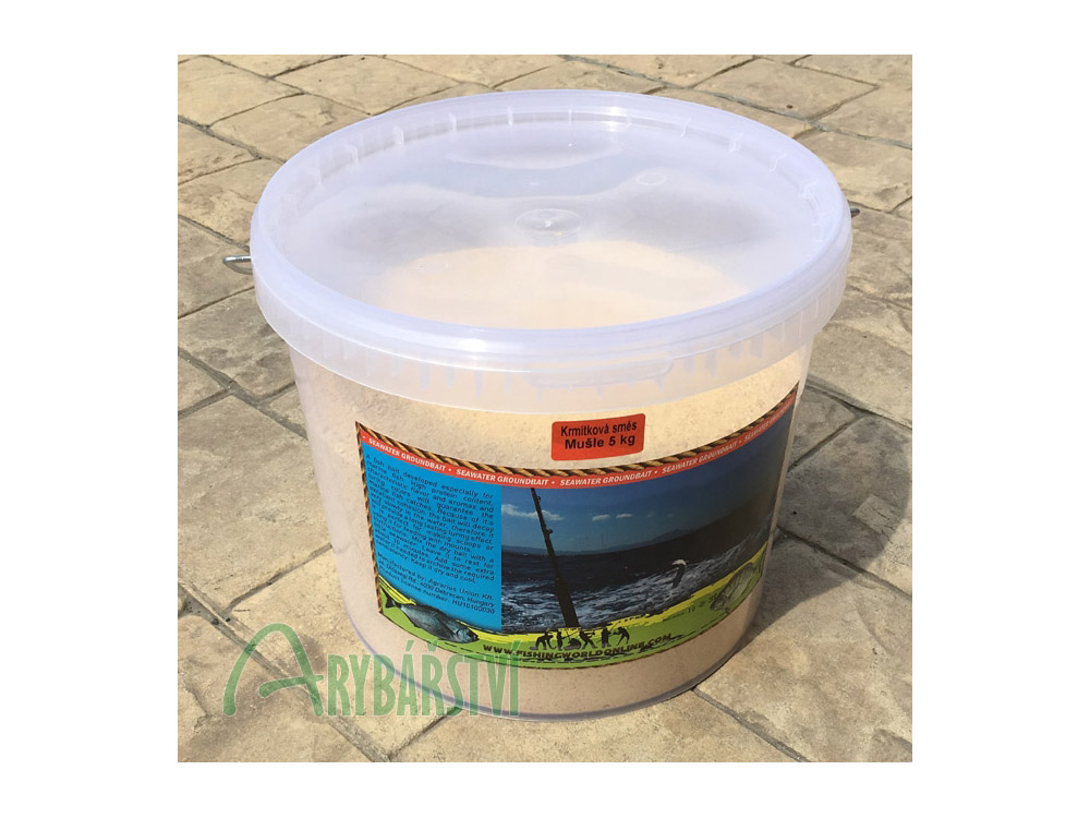 Obrázek k výrobku 67218 - PROFESSIONAL Krmítková směs Seawater GroundBait 5 kg - Příchuť: mušle