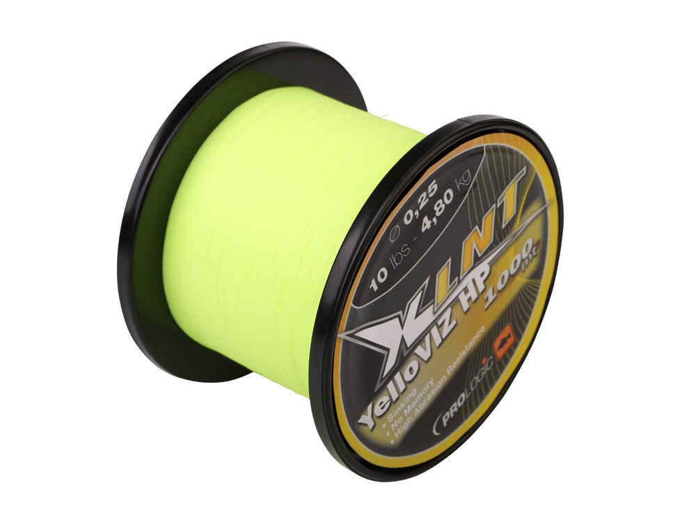 Obrázek k výrobku 67603 - PROLOGIC Vlasec XLNT HP YelloViz 1000 m - Průměr: 0.33 mm, Nosnost: 16 lb