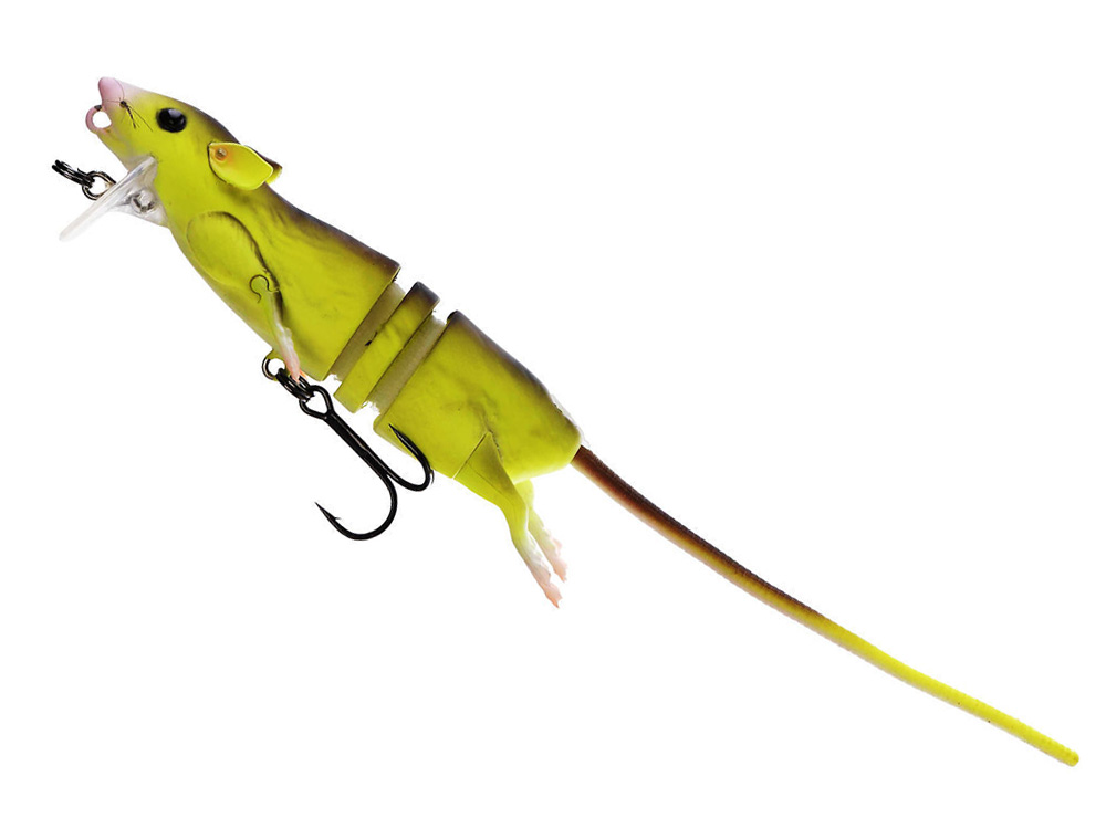 Obrázek k výrobku 70112 - SAVAGE GEAR Krysa 3D RAD Fluo Yellow - Délka: 20 cm, Hmotnost: 32 g