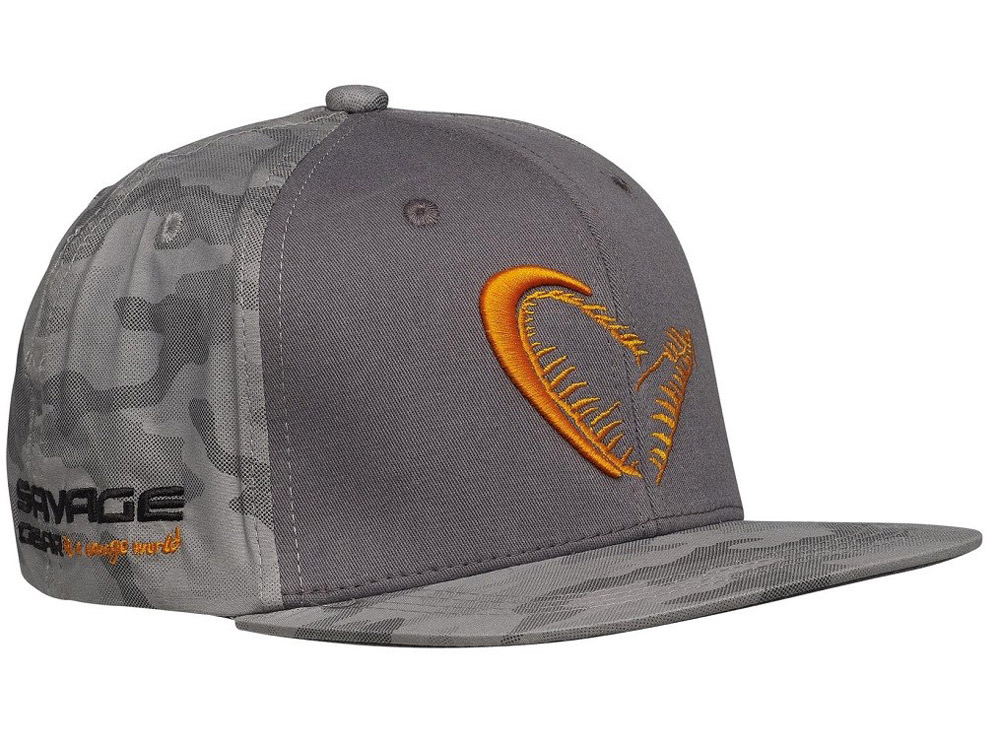 Obrázek k výrobku 73327 - SAVAGE GEAR Kšiltovka Flex Fit Camo Cap One Size Camo Grey