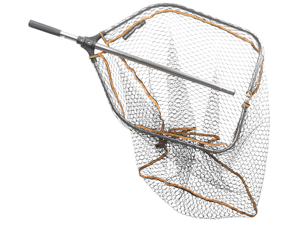 Obrázek k výrobku 70688 - SAVAGE GEAR Podběrák Pro Folding Rubber Large Mesh Landing Net L