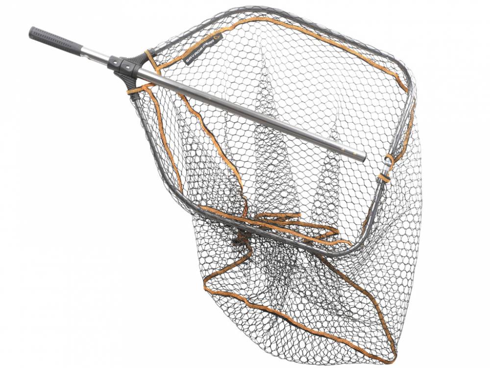 Obrázek k výrobku 59009 - SAVAGE GEAR Podběrák Pro Tele Folding Rubber Large Mesh Landing Net XL