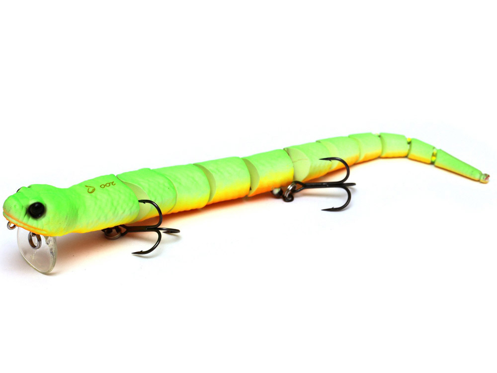 Obrázek k výrobku 68006 - SAVAGE GEAR Wobler 3D Snake - Velikost: 20 cm, Hmotnost: 25 g, Zbarvení: Green Fluo