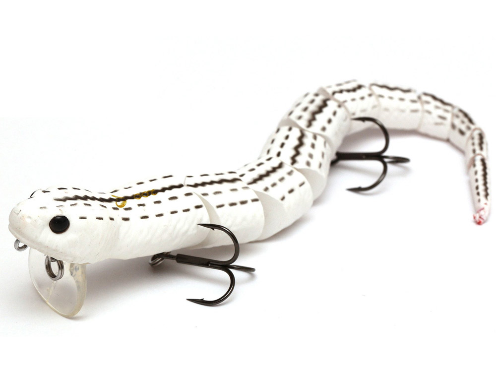Obrázek k výrobku 68010 - SAVAGE GEAR Wobler 3D Snake - Velikost: 20 cm, Hmotnost: 25 g, Zbarvení: White Snake