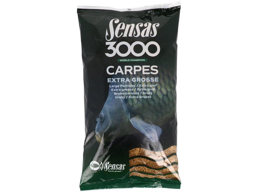 Obrázek k výrobku 72255 - SENSAS Krmítková směs 3000 Carp Extra Grosse 5 kg