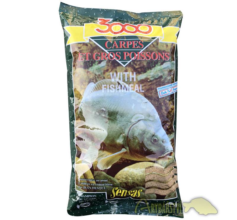 Obrázek k výrobku 59340 - SENSAS Krmítková Směs 3000 Classic 1 kg