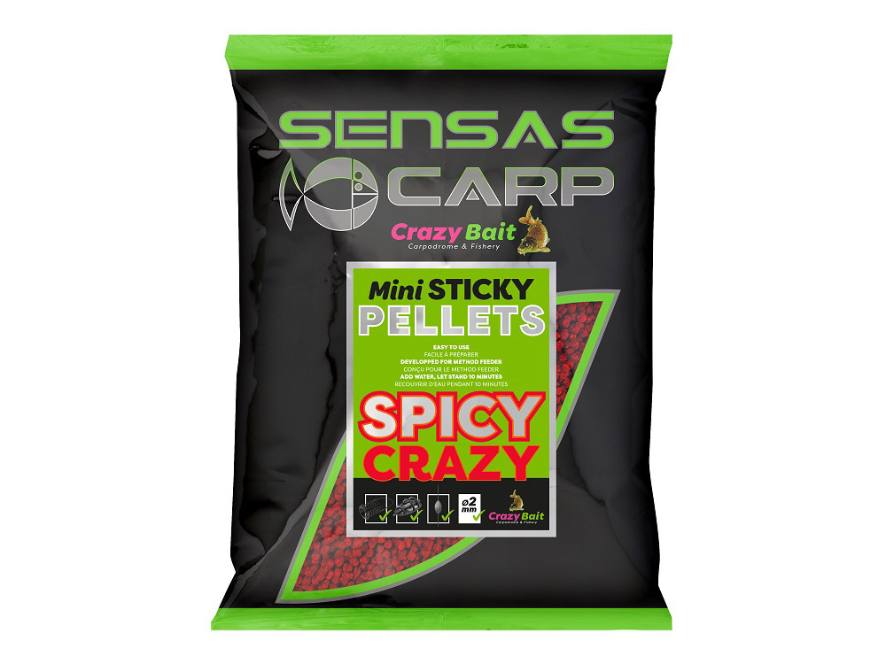 Obrázek k výrobku 70901 - SENSAS Pelety Mini Sticky Pellets 2 mm 700 g