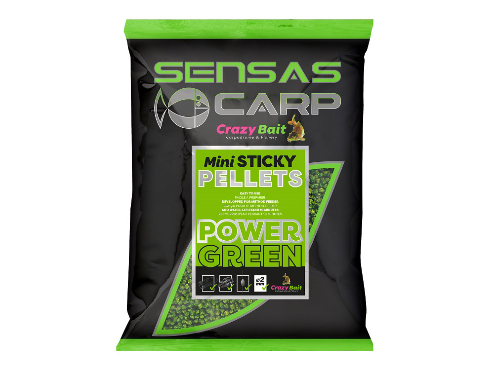 Obrázek k výrobku 70901 - SENSAS Pelety Mini Sticky Pellets 2 mm 700 g