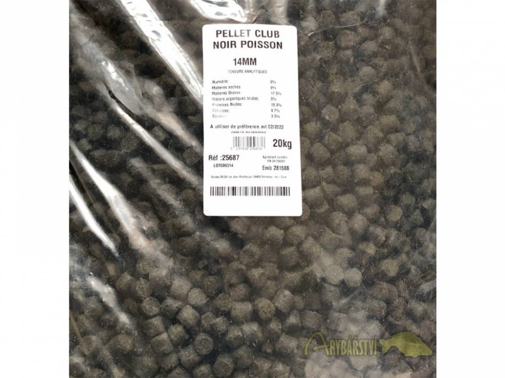 Obrázek k výrobku 59458 - SENSAS Pelety PELLETS CLUB Ryba 20 kg