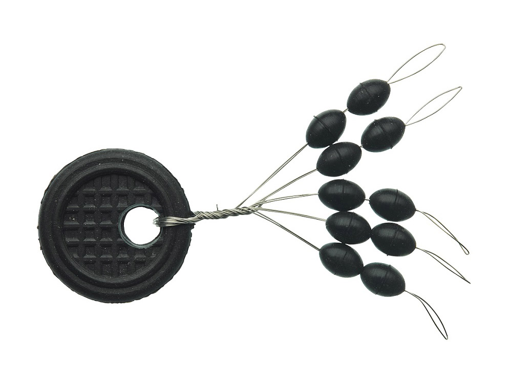 Obrázek k výrobku 71323 - SENSAS Zarážky Black Line Stopper Oval 10 ks