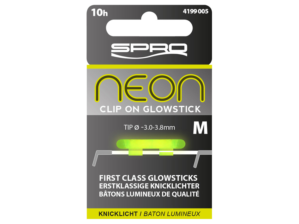 Obrázek k výrobku 71781 - SPRO Chemické světlo s klipem na prut Neon Clip On GlowStick Green