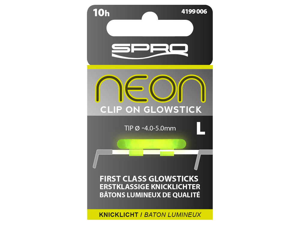 Obrázek k výrobku 71781 - SPRO Chemické světlo s klipem na prut Neon Clip On GlowStick Green