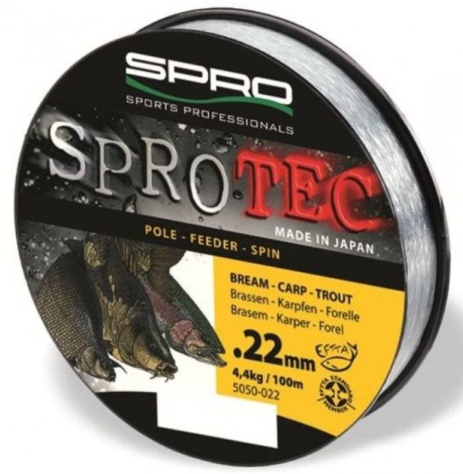 SPRO Vlasec Tec Bream Carp Trout Pole Feeder Spin / Průměr: 0.26 mm, Návin:  100 m, Nosnost: 6.1 kg - Arybářství