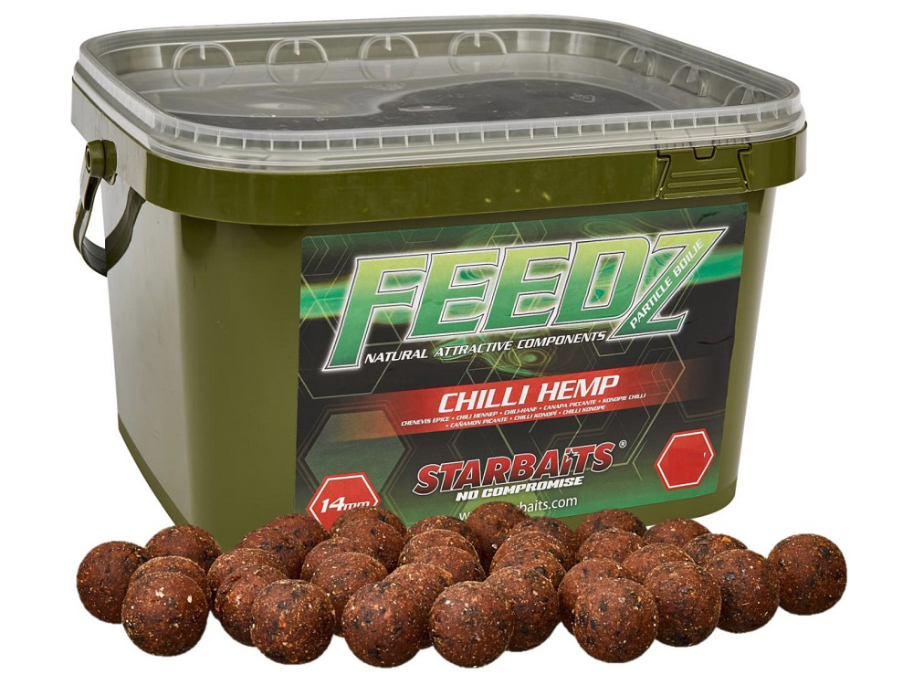 Obrázek k výrobku 72708 - STARBAITS Boilie FEEDZ Chilli Hemp 1.8 kg - Průměr: 14 mm