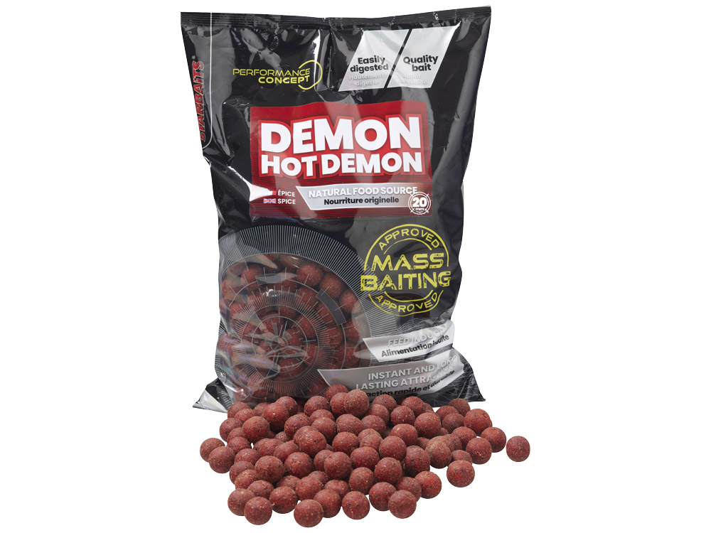 STARBAITS Boilies Concept Mass Baiting 3 kg Hot Demon / Průměr: 20 mm