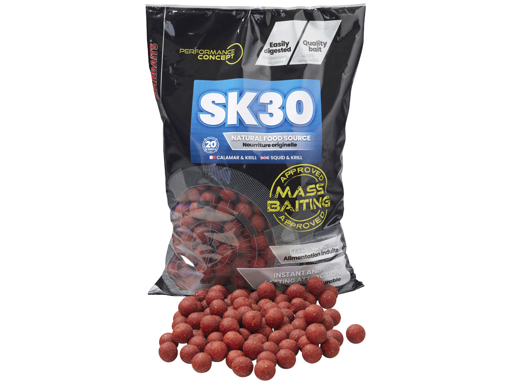 Obrázek k výrobku 73044 - STARBAITS Boilies Concept Mass Baiting 3 kg SK30