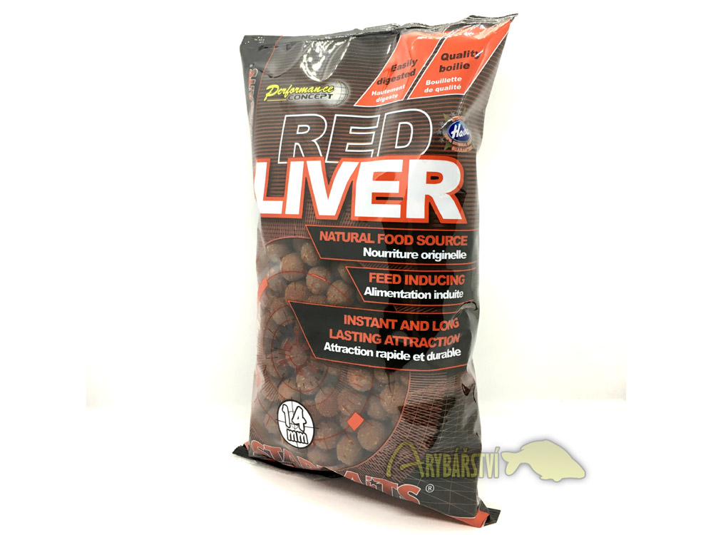 Obrázek k výrobku 70244 - STARBAITS Boilies CONCEPT Red Liver 1 kg