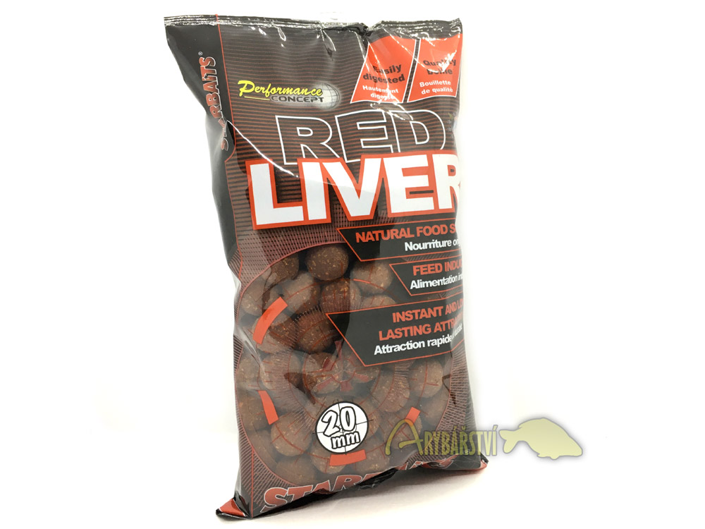 Obrázek k výrobku 70244 - STARBAITS Boilies CONCEPT Red Liver 1 kg