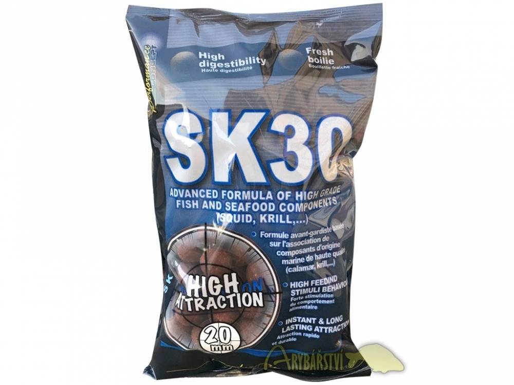 STARBAITS Boilies CONCEPT SK30 / Průměr: 20 mm 1 kg - Arybářství