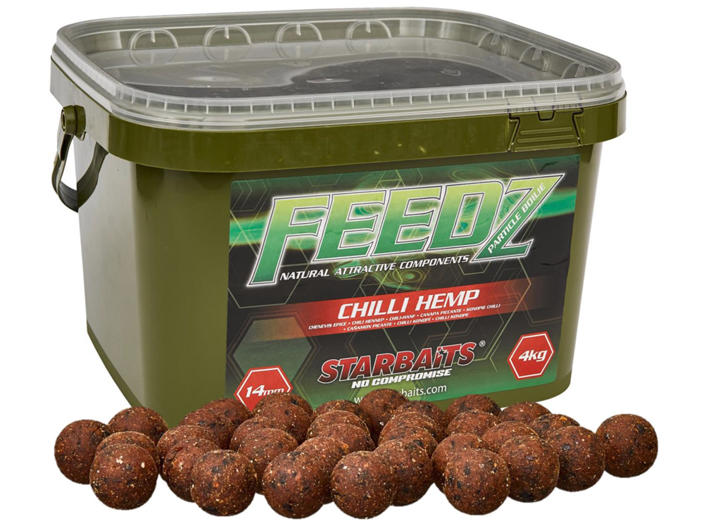 Obrázek k výrobku 68803 - STARBAITS Boilies Feedz 20 mm 4 kg - Příchuť: Chilli Hemp