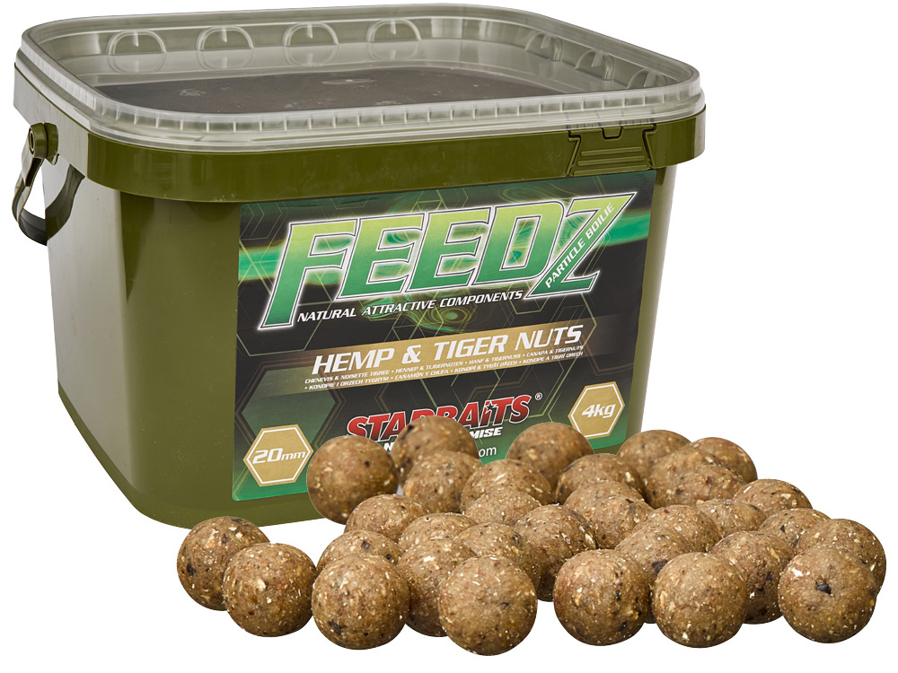 Obrázek k výrobku 68802 - STARBAITS Boilies Feedz 20 mm 4 kg - Příchuť: Hemp Tigernut