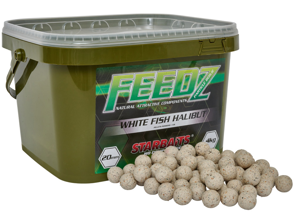 Obrázek k výrobku 68804 - STARBAITS Boilies Feedz 20 mm 4 kg - Příchuť: White Fish Pellets