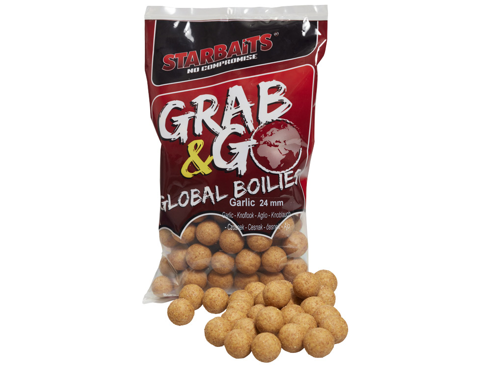 Obrázek k výrobku 73052 - STARBAITS Boilies Grab & Go Global 24 mm 1 kg - Příchuť: Garlic