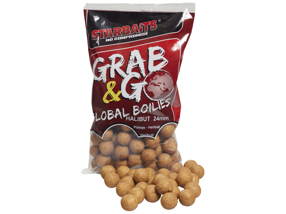 Obrázek k výrobku 73053 - STARBAITS Boilies Grab & Go Global 24 mm 1 kg - Příchuť: Halibut