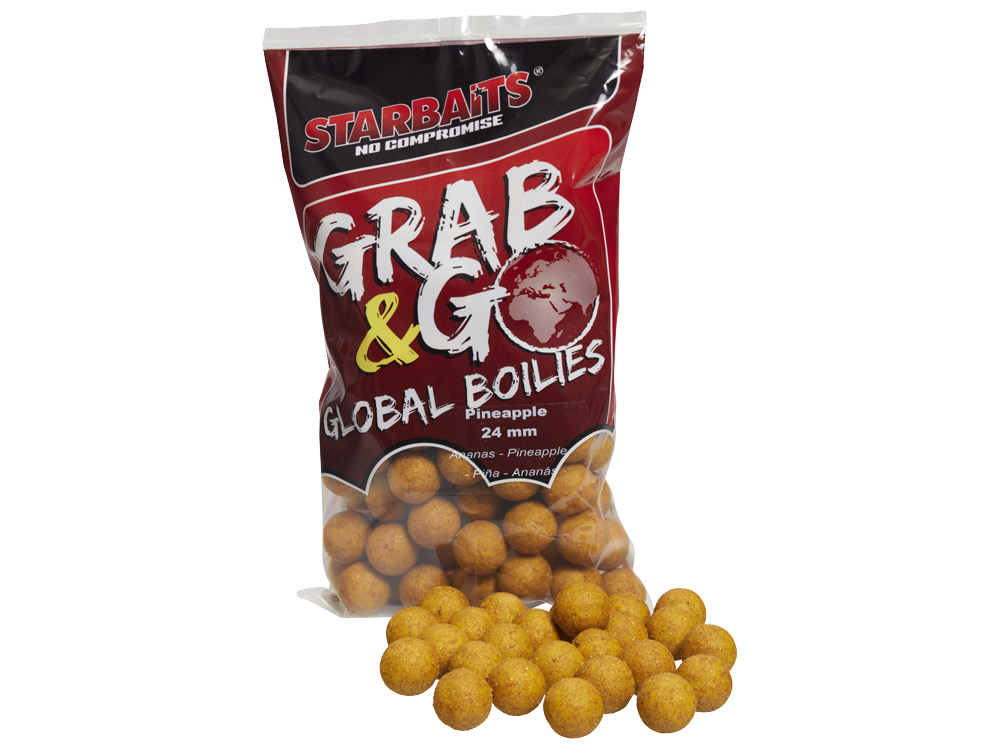 Obrázek k výrobku 73055 - STARBAITS Boilies Grab & Go Global 24 mm 1 kg - Příchuť: Pineapple